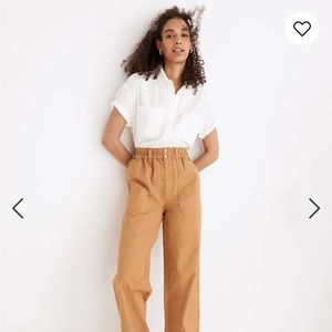 Madewell Cotton Ripstop Pull On Straight cargo pants XS - fits like S!